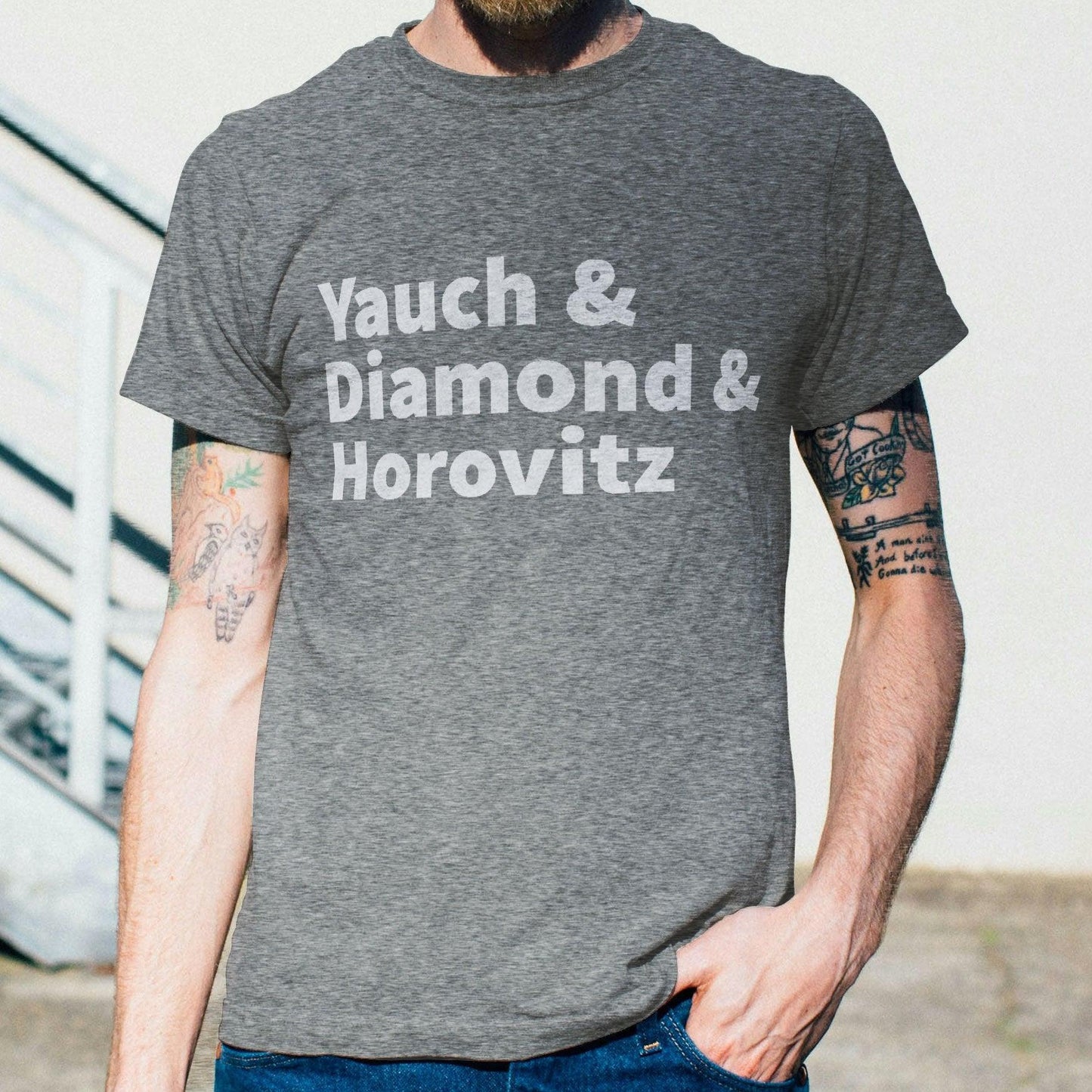 Old School Combo - Yauch, Diamond, and Horovitz (Beastie Boys) Tee, as well as a Dilla, Premier, Pete Rock, Prince Paul, and RZA Tee - OMFnG Tee's