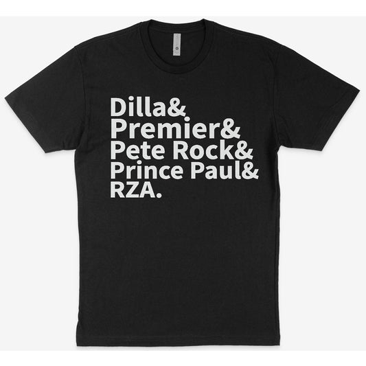 Dilla & Premier & Pete Rock & Prince Paul & RZA Shirt