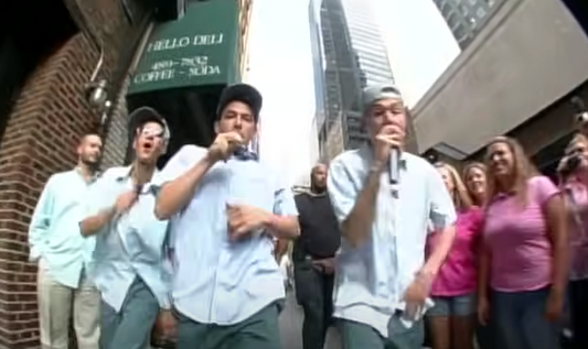Beastie Boys Perform "Ch-Check It Out" From The Subway To The Stage | Letterman