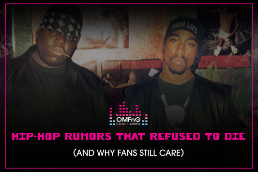 Classic hip-hop rumors including Tupac, Biggie, and rap industry myths