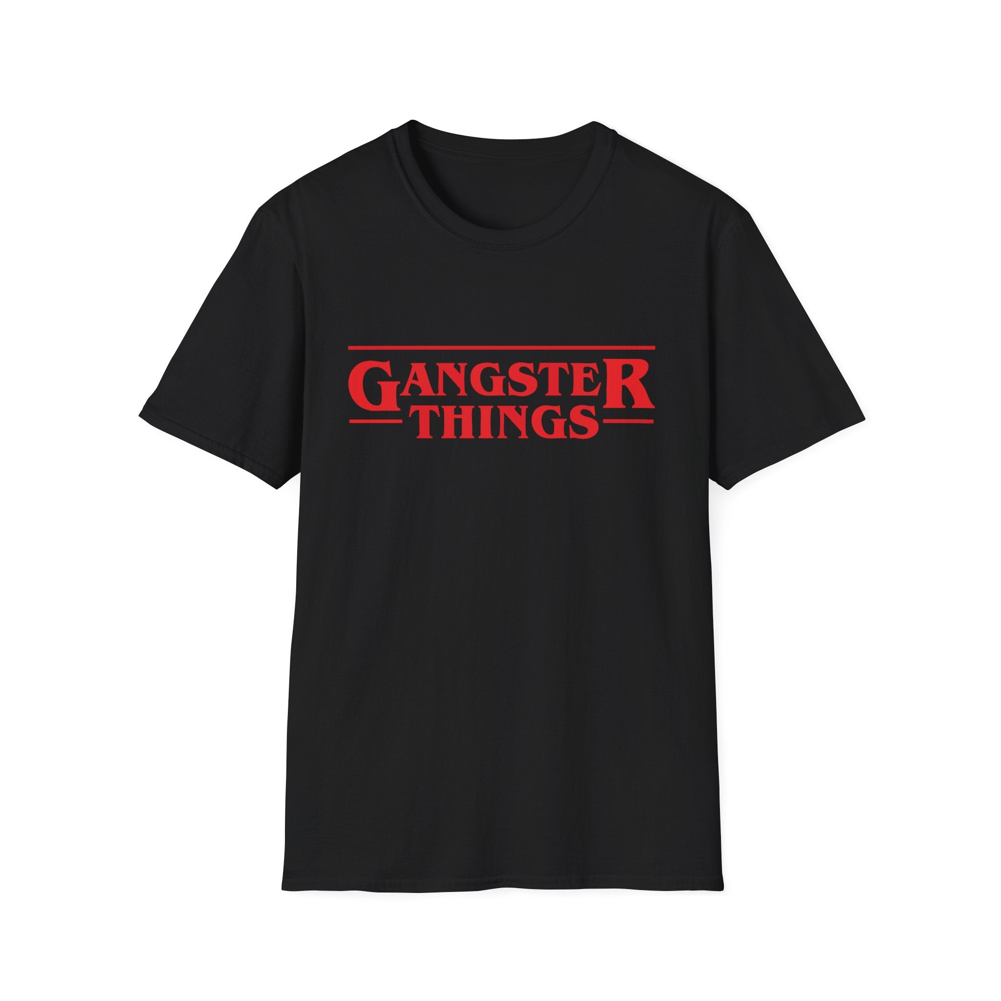 Gangster Things T-Shirt – Retro Red Logo Hip-Hop Streetwear Tee