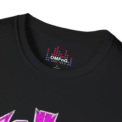 Badass Skull Tee — Neon Pink
