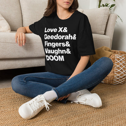 DOOM T-Shirt | Love X, Geedorah, Fingers & Vaughn