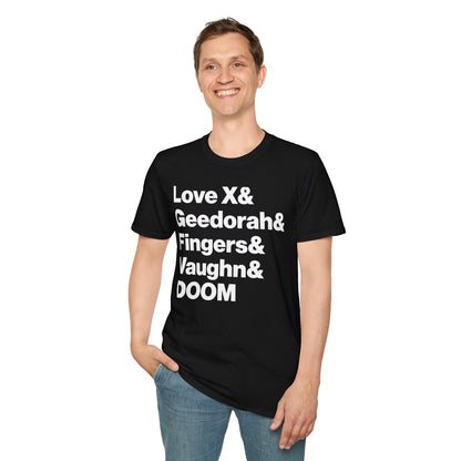 DOOM T-Shirt | Love X, Geedorah, Fingers & Vaughn