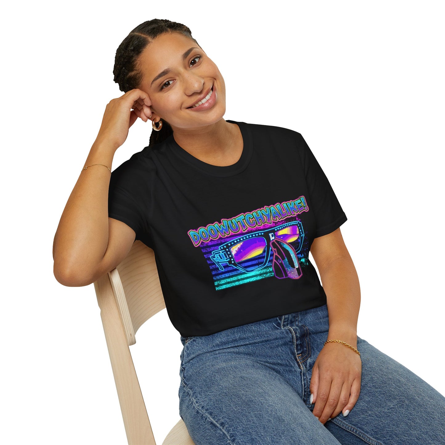 Doowutchyalike T-Shirt | Retro 80s Graphic Tee & Hip-Hop Streetwear | OMFnG
