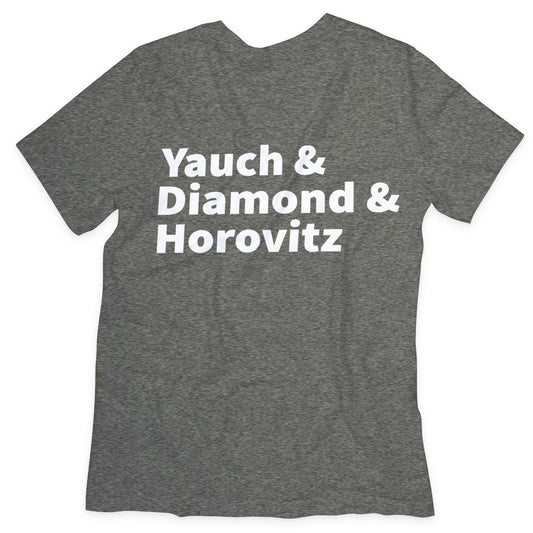 Yauch & Diamond & Horovitz (Beastie Boys) Dark Heather Gray Tee