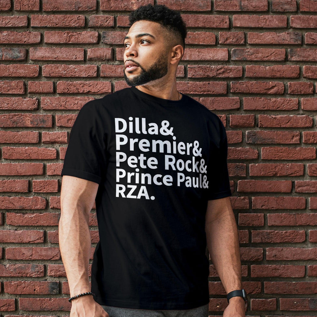 Dilla & Premier & Pete Rock & Prince Paul & RZA Tee - OMFnG Tee's
