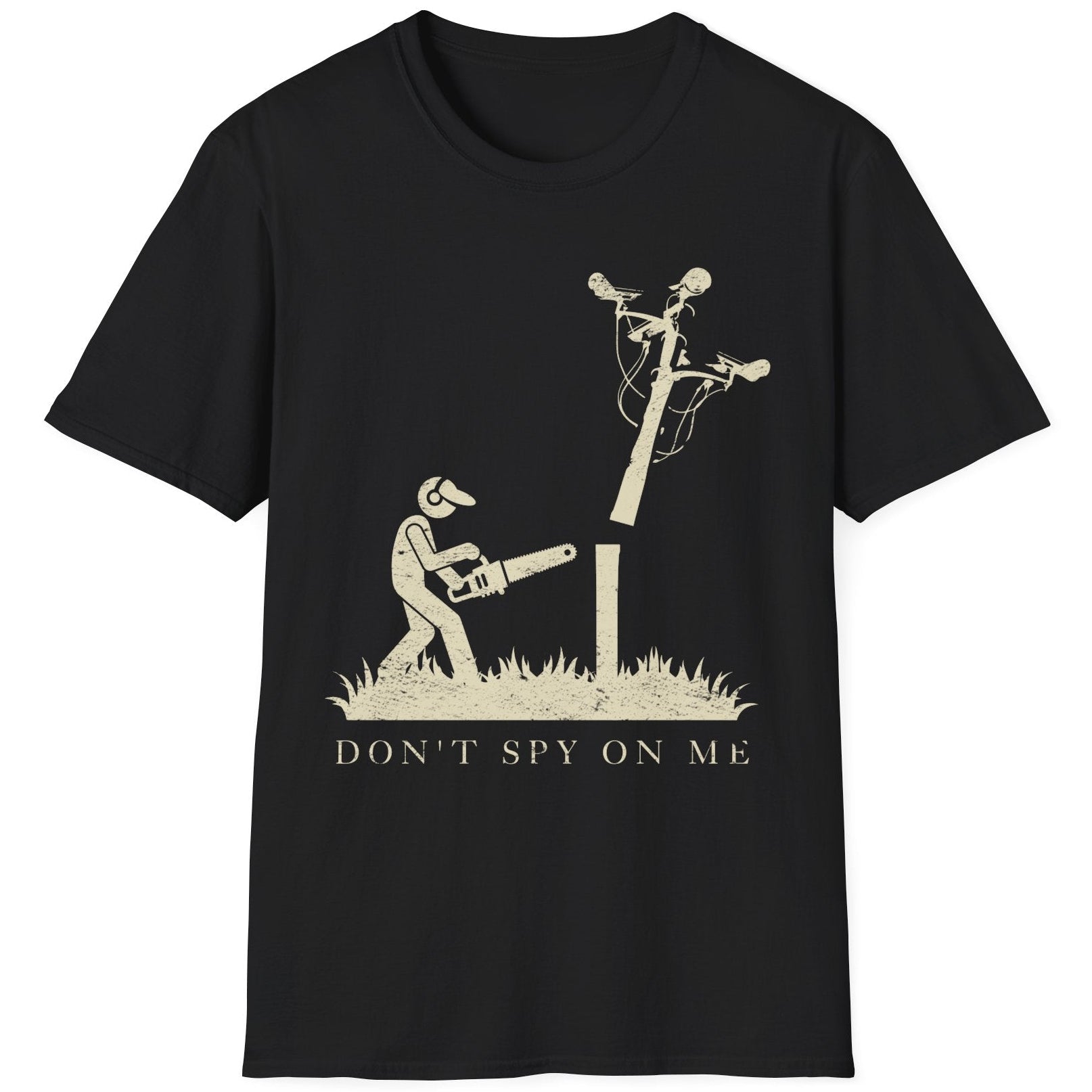 Don't Spy On Me anti surveillance t-shirt