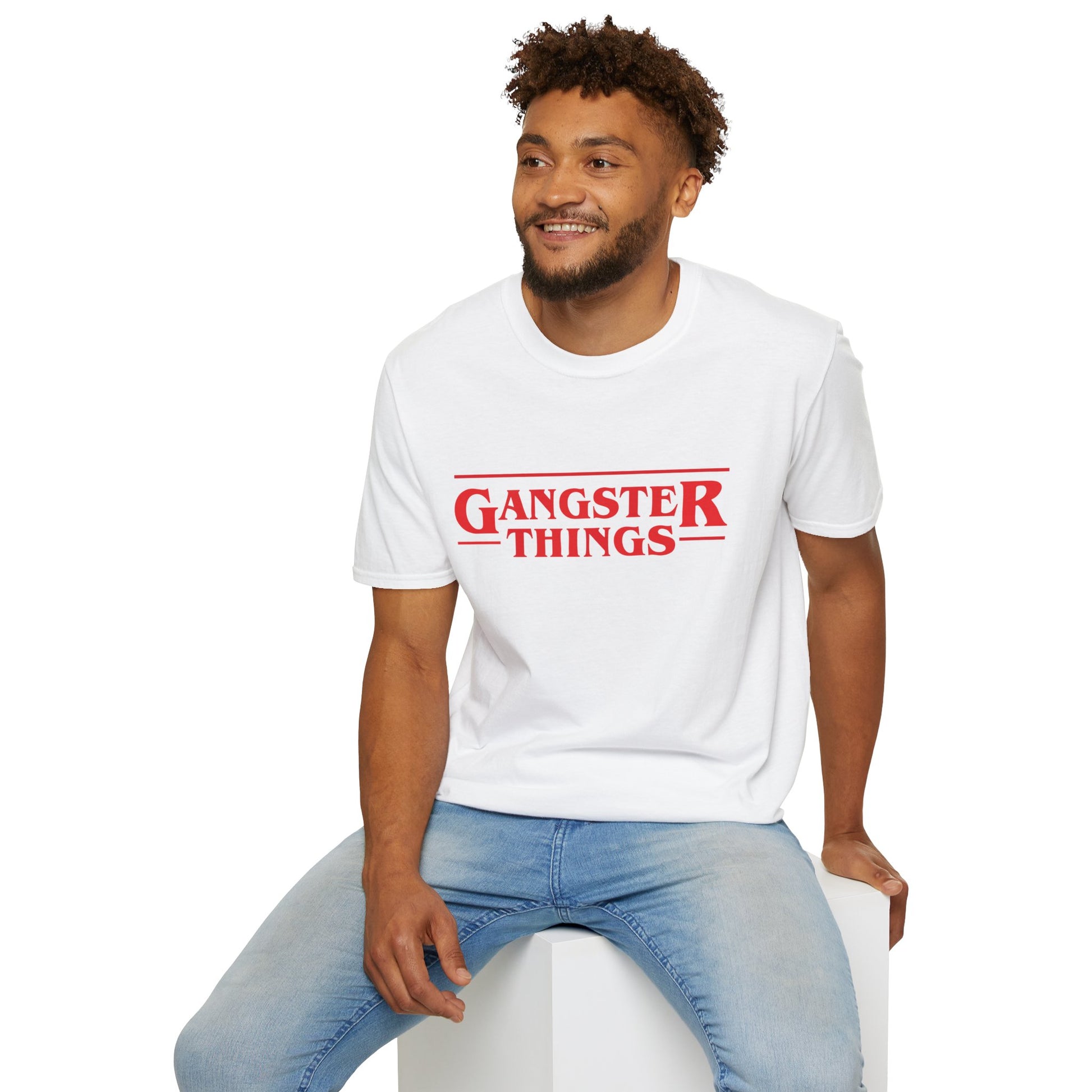 Gangster Things streetwear graphic tee inspired by classic hip-hop and 90s culture