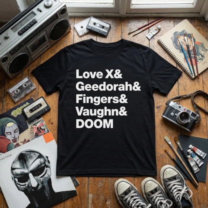 DOOM T-Shirt | Love X, Geedorah, Fingers & Vaughn