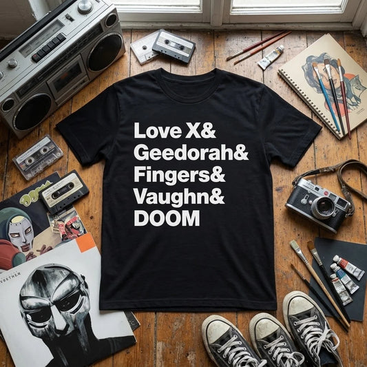 DOOM T-Shirt | Love X, Geedorah, Fingers & Vaughn