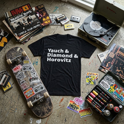 Yauch Diamond Horovitz – Classic Hip-Hop Graphic Tee