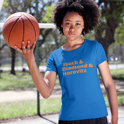 Yauch • Diamond • Horovitz Tee New York Knicks Colors (Blue & Orange) Tee