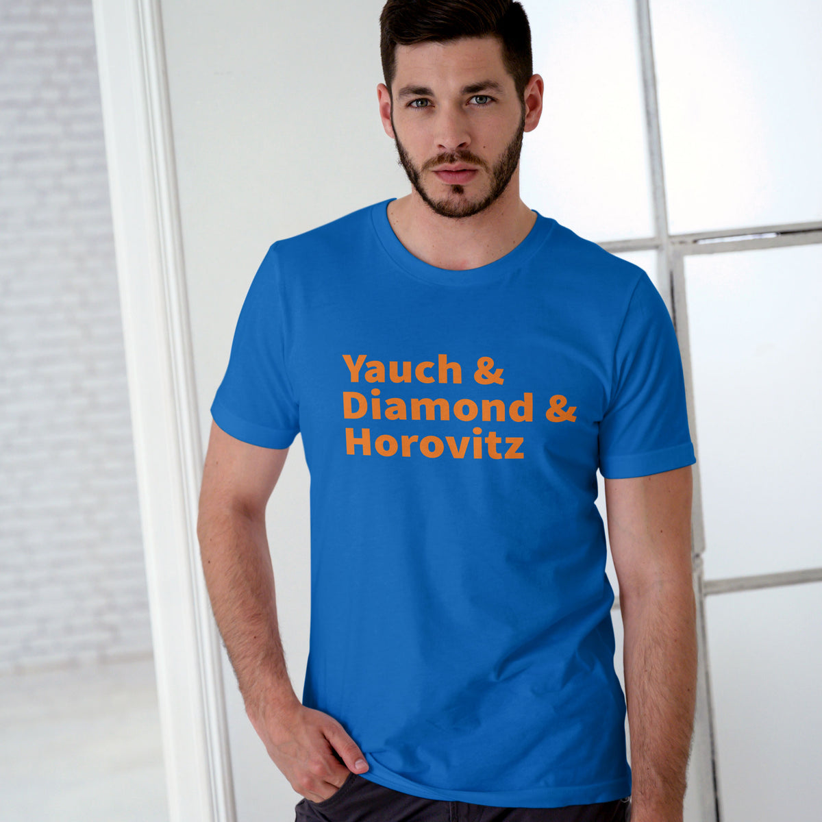 Yauch • Diamond • Horovitz Tee New York Knicks Colors (Blue & Orange) Tee
