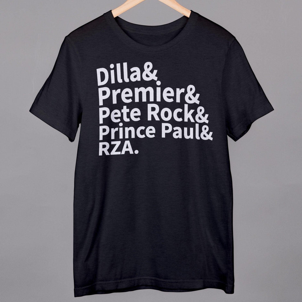 Dilla & Premier & Pete Rock & Prince Paul & RZA Tee - OMFnG Tee's