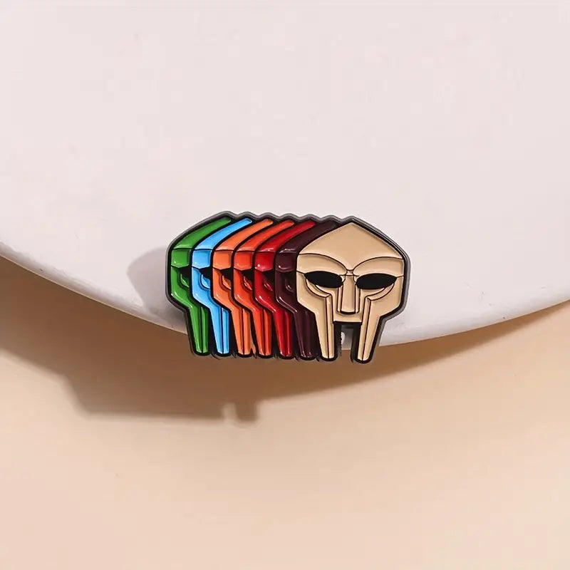 Four MF DOOM PINS – OMFnG Tee's