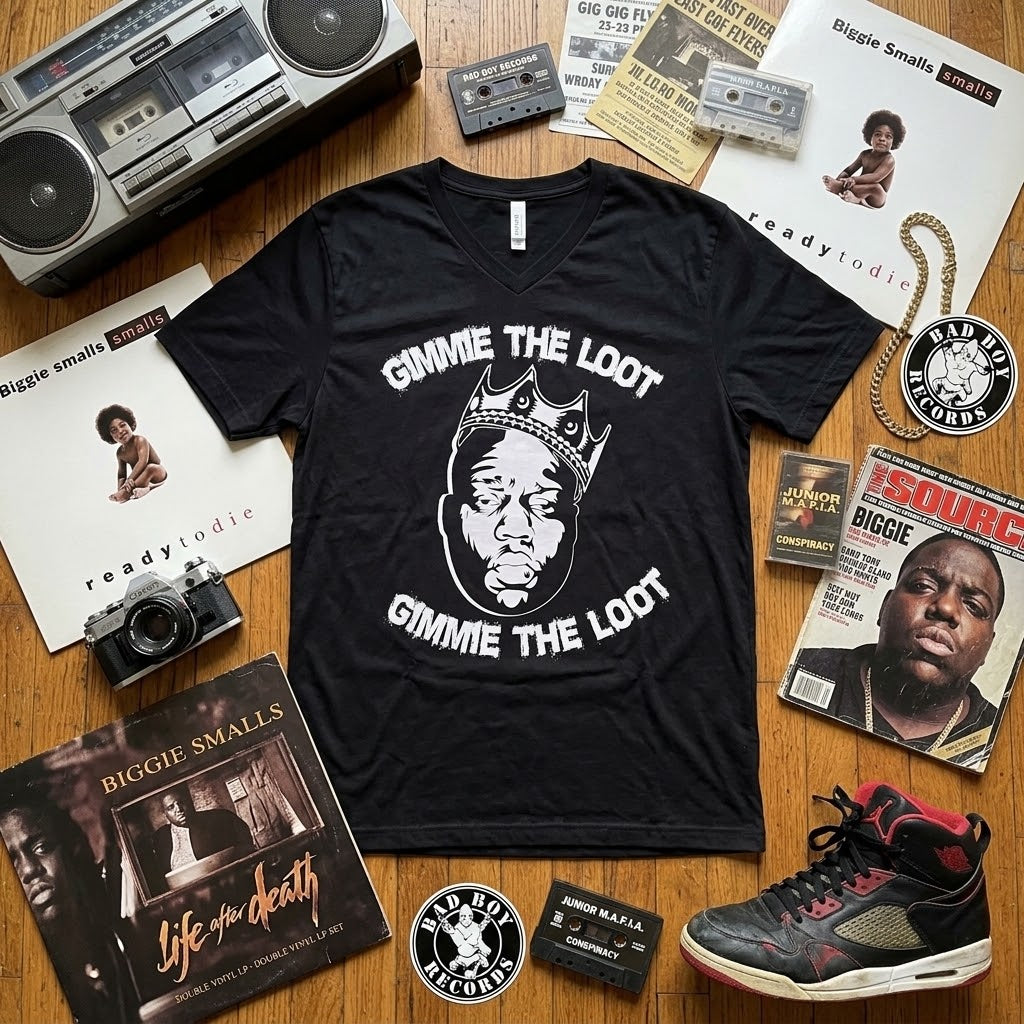 give me the loot biggie tee